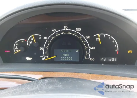 2002 Mercedes-Benz S 430 z USA, uszkodzony, nr VIN WDBNG70J32A257197